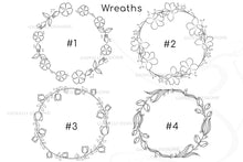 Carica l&#39;immagine nel visualizzatore di Gallery, examples of wreaths for personalization by Giovelli Design
