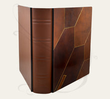 Load image into Gallery viewer, front and back view of standing open family photo album  by Giovelli Design
