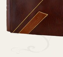 Load image into Gallery viewer, particular of the signature on a mosaic cover by Giovelli Design
