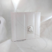 Load image into Gallery viewer, classy white baby photo album by giovelli design
