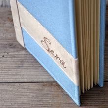 Carica l&#39;immagine nel visualizzatore di Gallery, enchanting finishes and seams of a baby album by giovelli design
