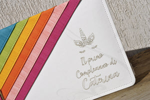 personalized horizontal scrapbook album by Giovelli Design