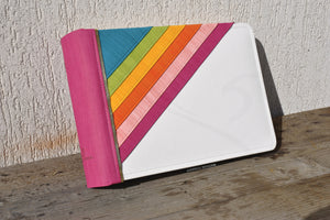 wonderful horizontal italian faux leather photo book by Giovelli Design