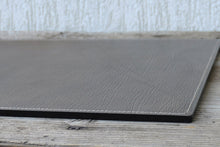 Load image into Gallery viewer, particular of stylish seams on a leather desk pad by Giovelli Design
