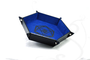 electric blue dice tray by Giovelli Design