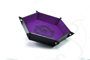 purple dice tray by Giovelli Design