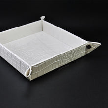 Load image into Gallery viewer, stylish square pearl white valet tray by Giovelli Design
