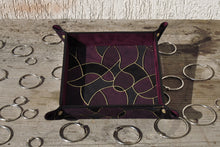 Load image into Gallery viewer, made in Italy catchall tray with gold finishes by Giovelli Design
