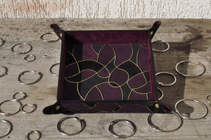 made in Italy catchall tray with gold finishes by Giovelli Design